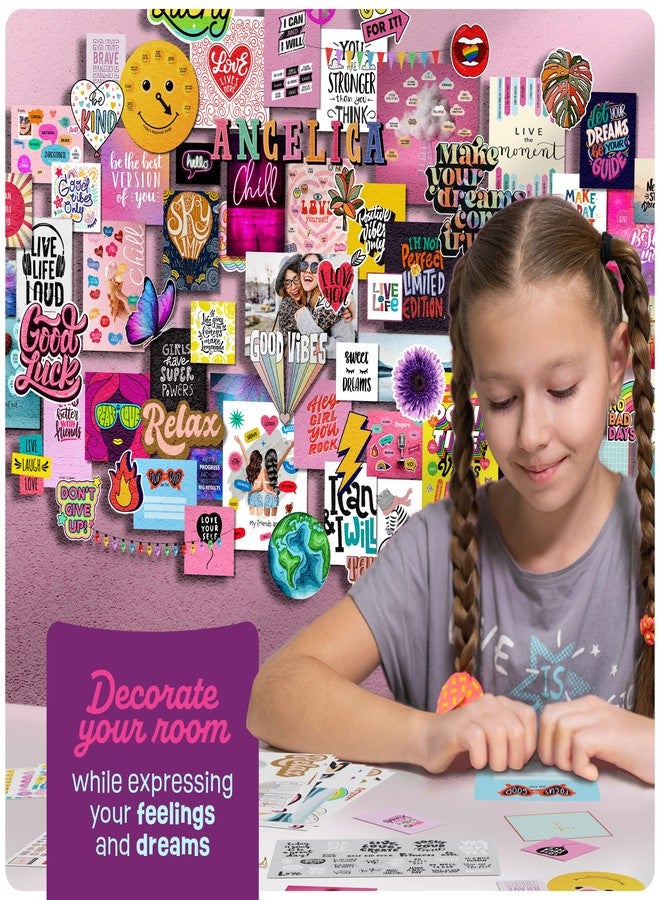 Pretty Me Wall Collage Kit for Teen & Tween Girls - Arts Craft Gift Ideas for Age 11, 12,13, 14, 15, 16 Year Old Girl - Birthday Gifts and Stuff for Teenage Bedroom Decor - Teens Creative Crafts Kits - Image 5